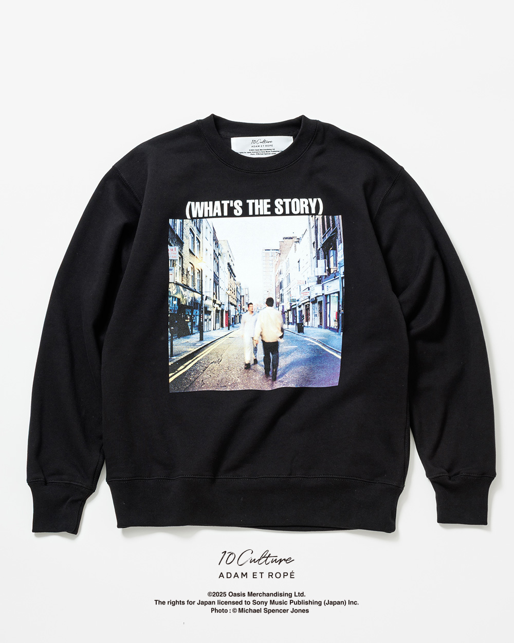 ※あいこ※アダムエロペ Oasis Morning Glory ロンＴ アダムエロペ オアシス ロングTシャツ Morning Glory 黒M - メルカリ