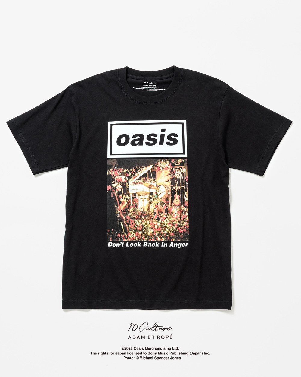 oasis 30th Tシャツ アダム エ ロペ　Morning Glory 白 oasis 30th Tシャツ アダム エ ロペ Morning Glory 白 oasis