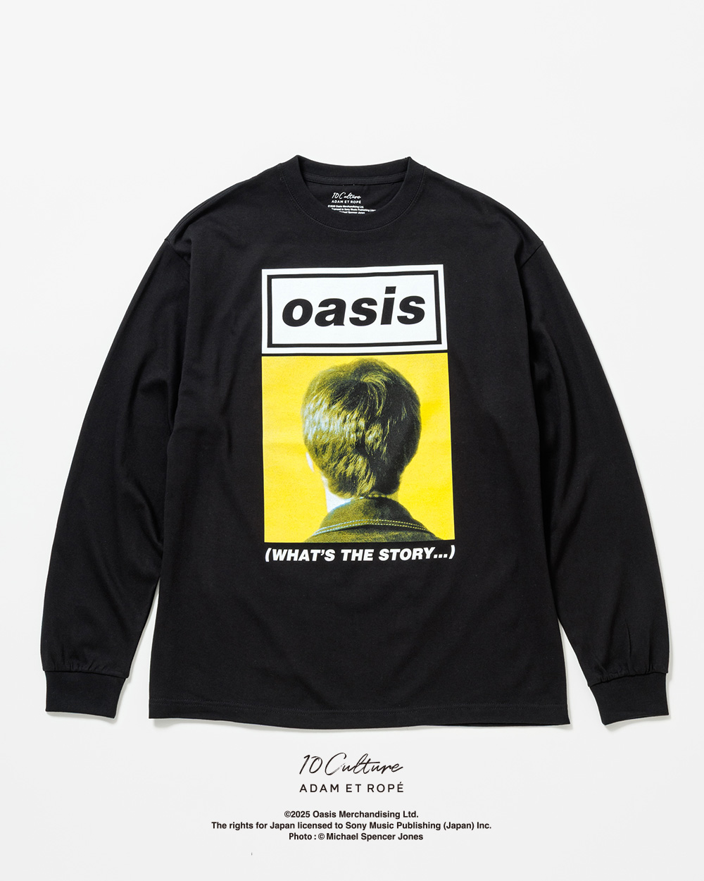 アダムエロペ　オアシス　ロングT 未開封 ADAM ET ROPE' tシャツ Tシャツ 【oasis for ROPE'】SONG LYRICS