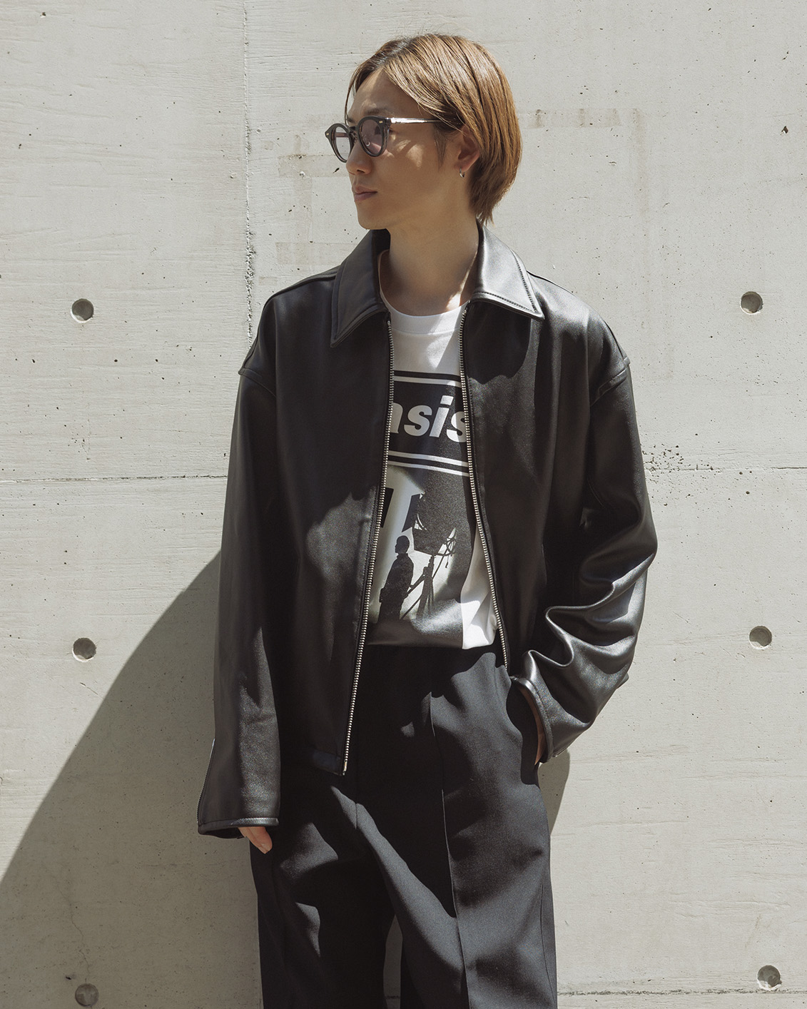 STYLING SAMPLE｜LUMB LEATHER JACKET / ADAM ET ROPÉ| ADAM ET ROPÉ