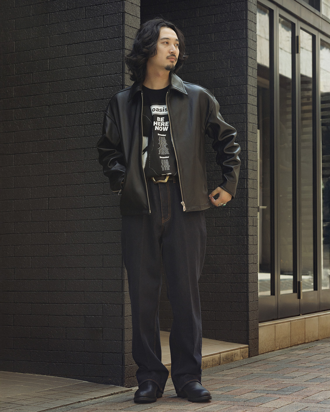 STYLING SAMPLE｜LUMB LEATHER JACKET / ADAM ET ROPÉ| ADAM ET ROPÉ