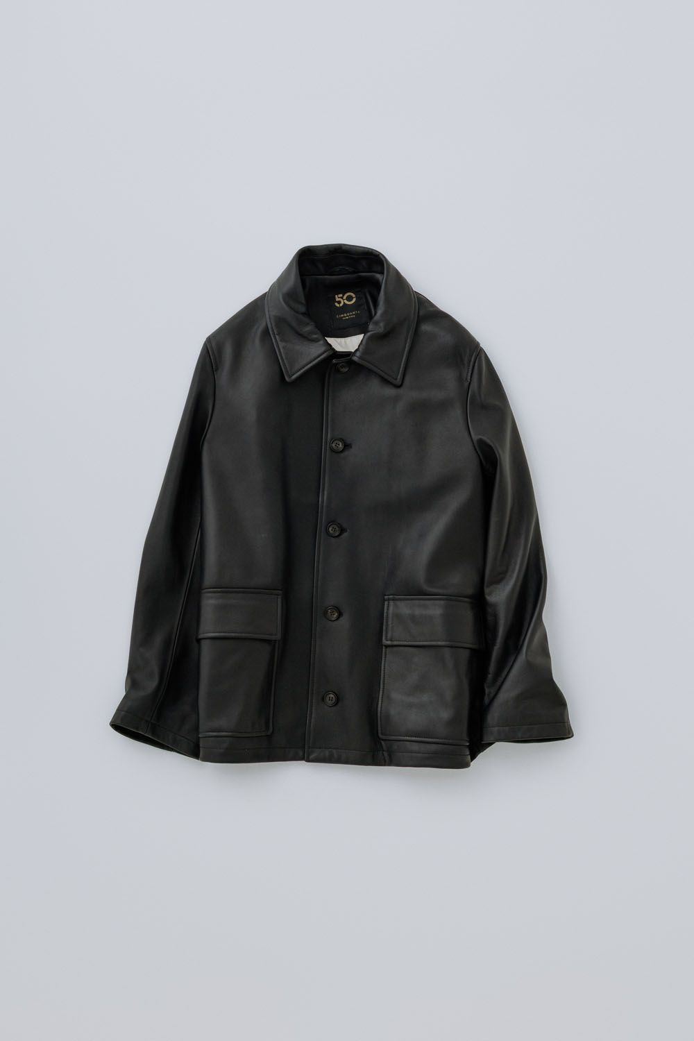 LAMB LEATHER CAR COAT