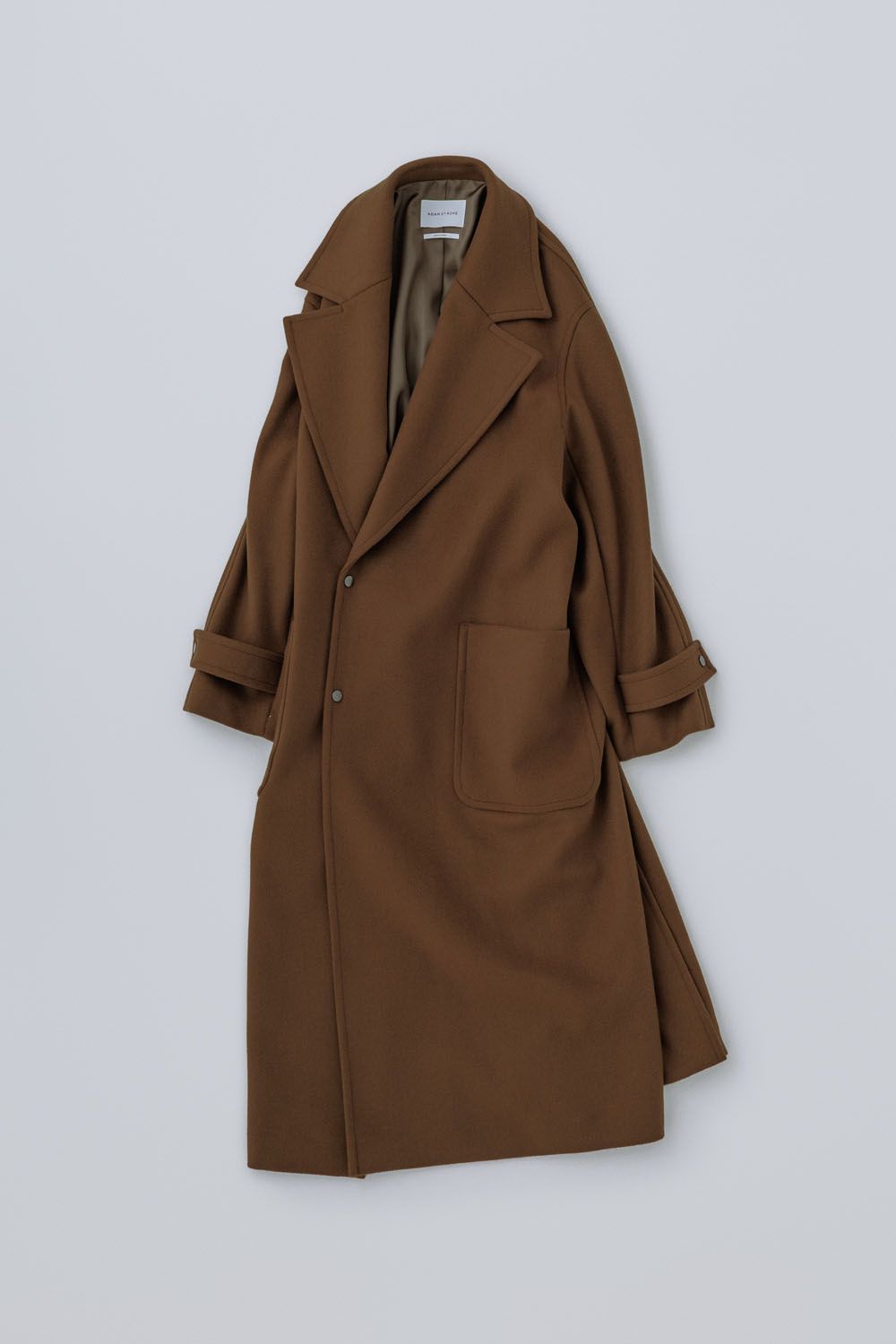 SUPER140’S CHARME BEAVER MAXI COAT