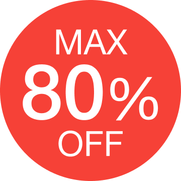 MAX80%OFF