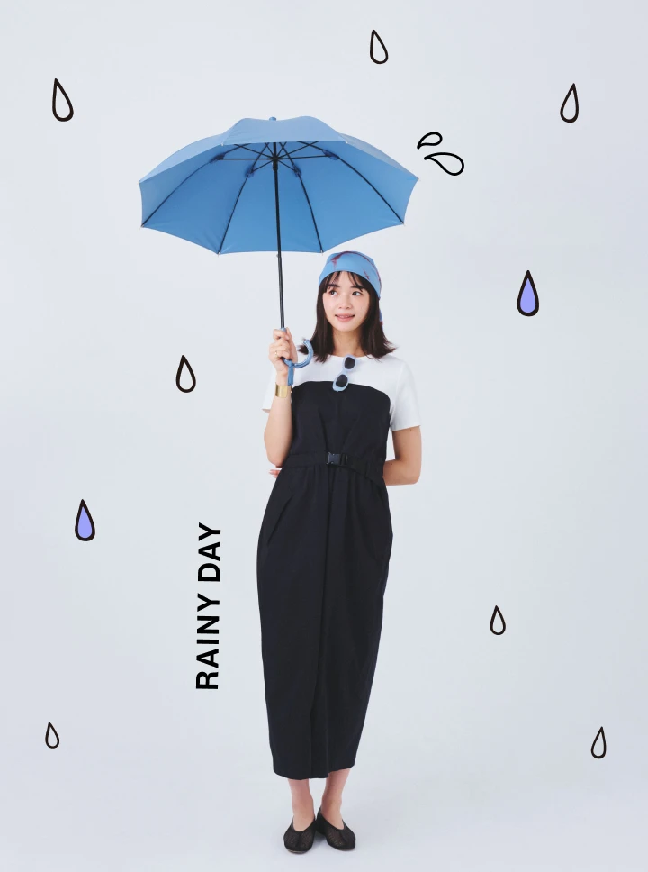 かしこく、楽しく乗り切る。雨の日ファッションのすすめ