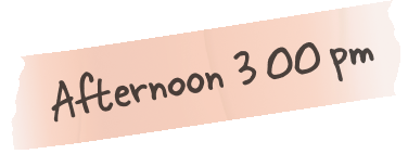 Afternoon 3:00pm