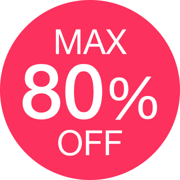 MAX80%OFF