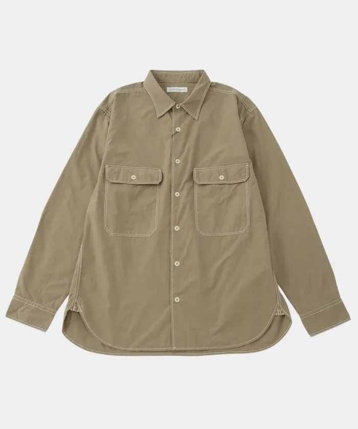 ピーチ起毛パーツチェックシャツ