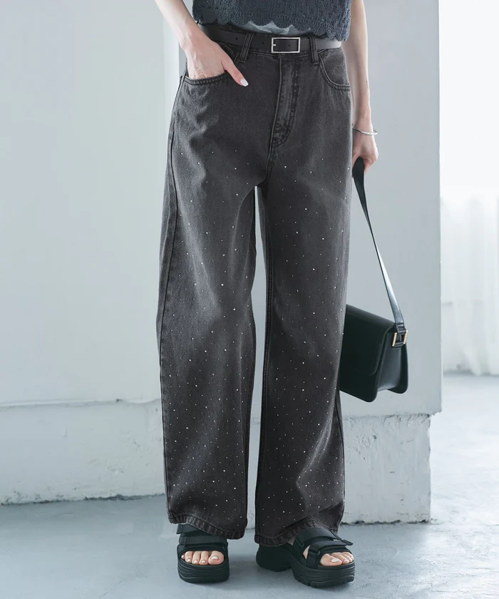 キラキラビジューデニム