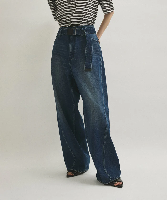 【サステナブル】カーヴィーデニム