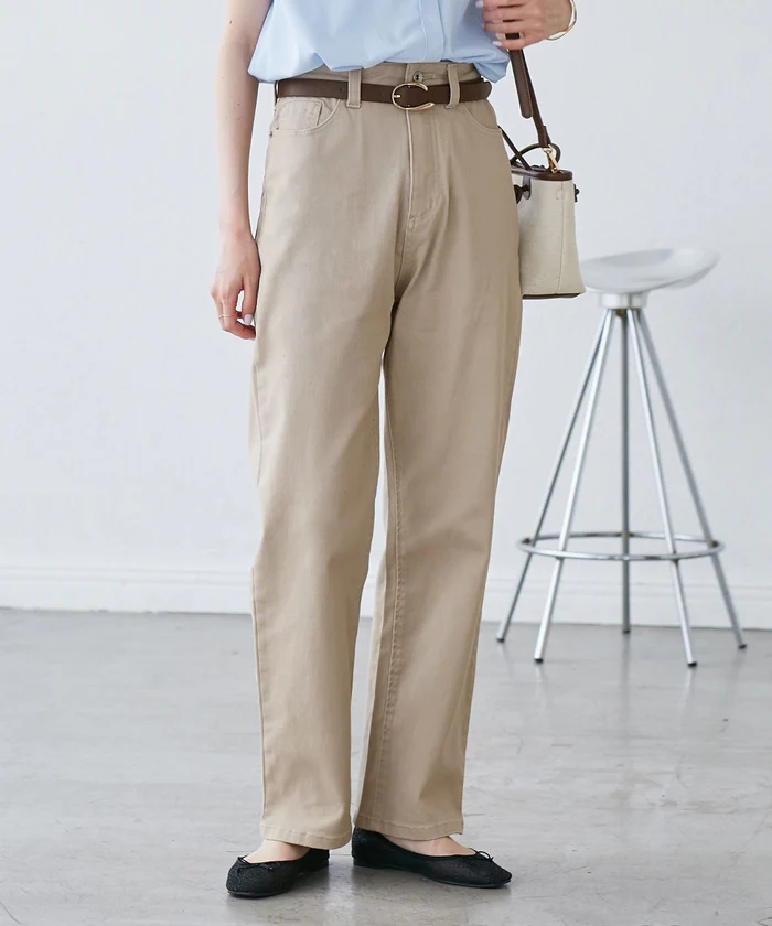 【新色追加】【ウエスト革命デニム】ウエストシェイプハイライズマムジーンズ