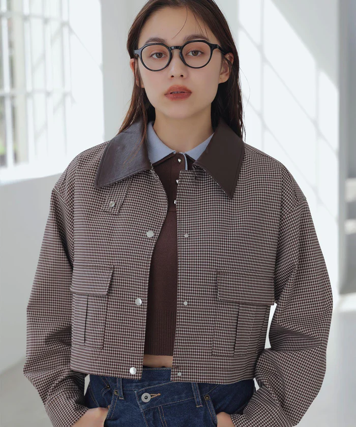 ショートカバーオールジャケット