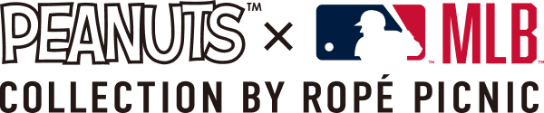 PEANUTS × MLB Collection Title