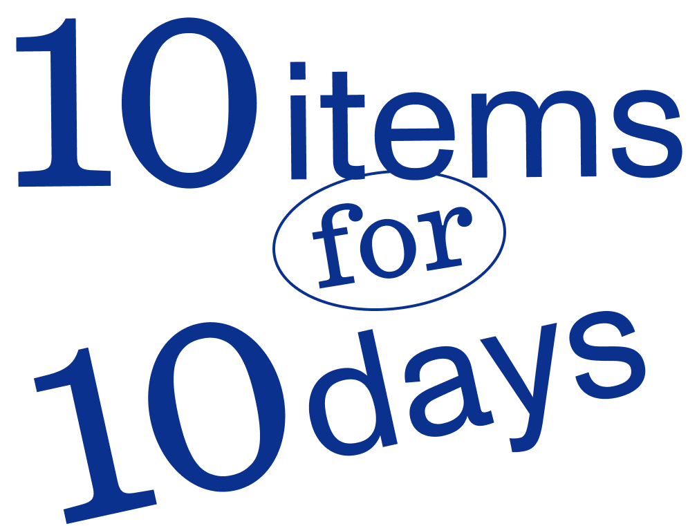 10items for 10days