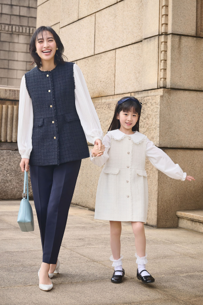 リンクコーデもできる　キッズセレモニー