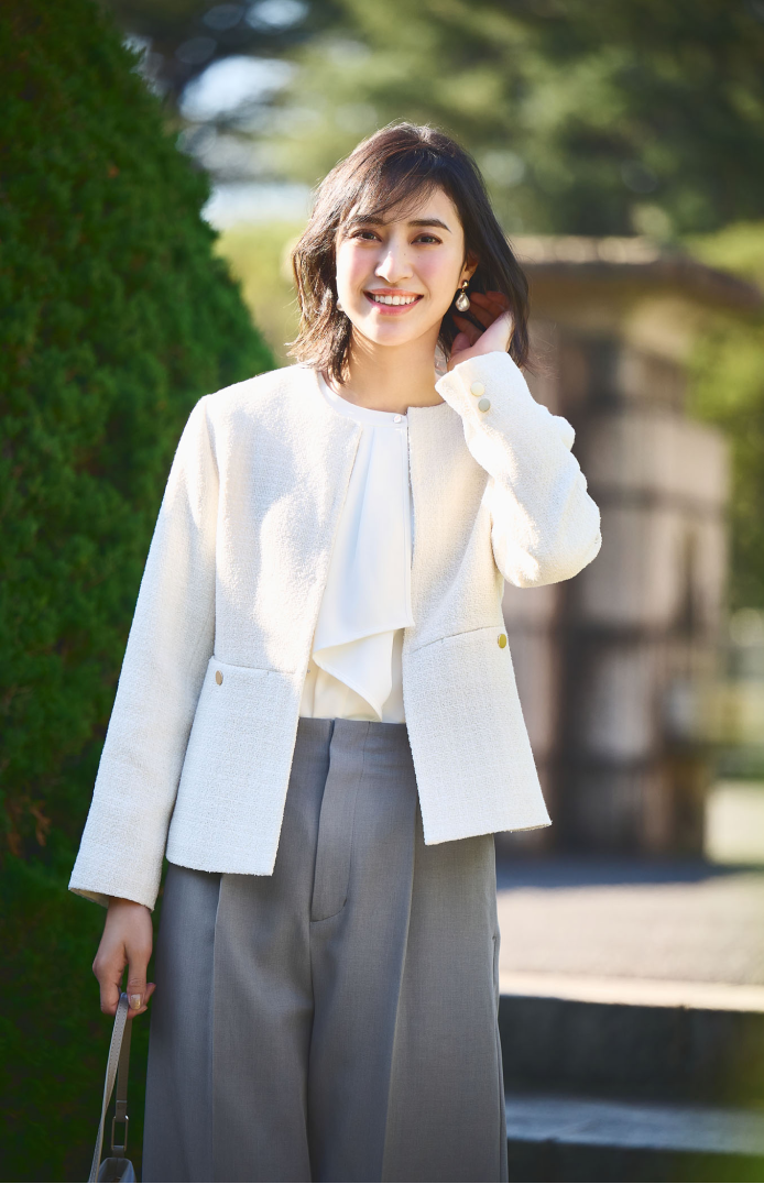 ツイードフレアジャケット　セレモニースタイル