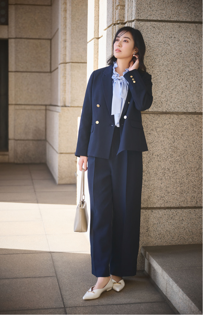 クリアツイル金ボタンジャケット　セレモニースタイル