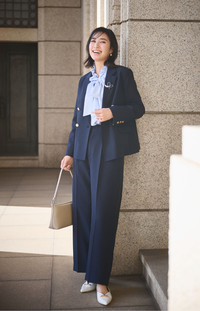 クリアツイル金ボタンジャケット　セレモニースタイル