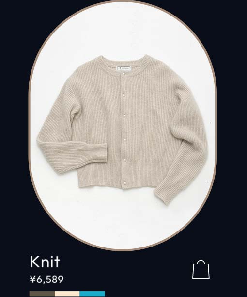 Knit ￥6,589