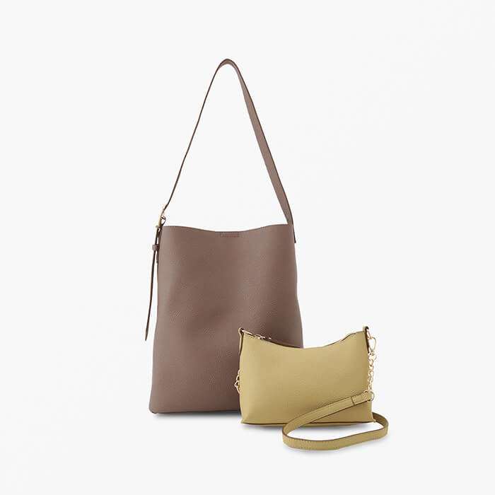 me fit BAG ワンショルダートート＆ミニショルダーバッグ/2点セット 1