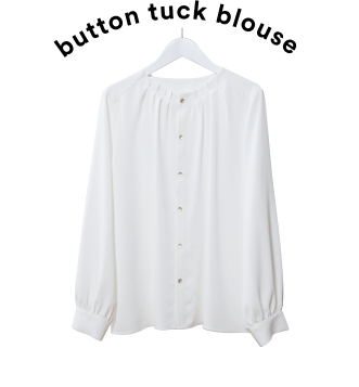 button tuck blouseの商品画像