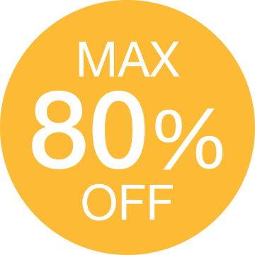 MAX80%OFF