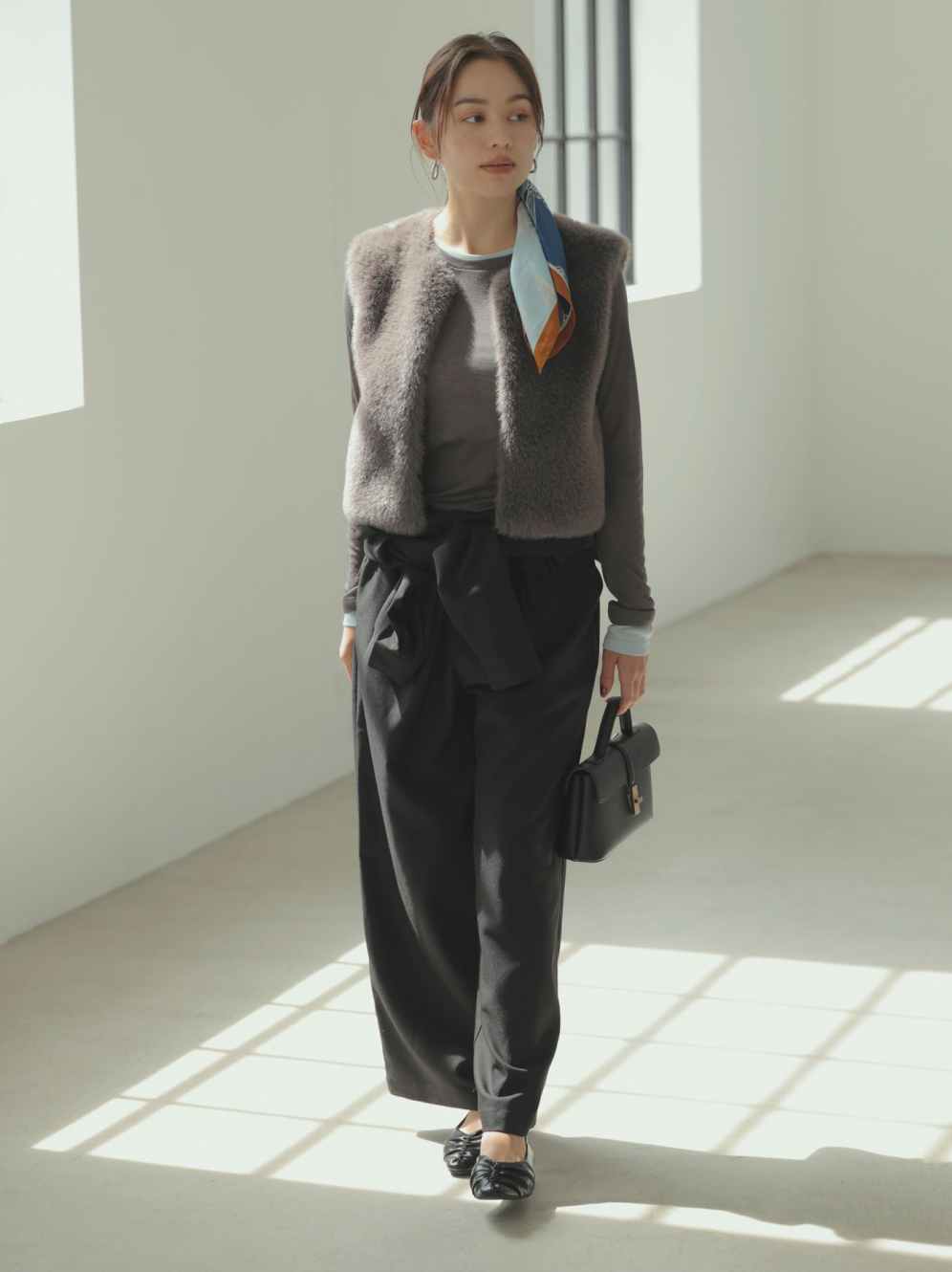 アソートフェイクファーベスト サブ画像