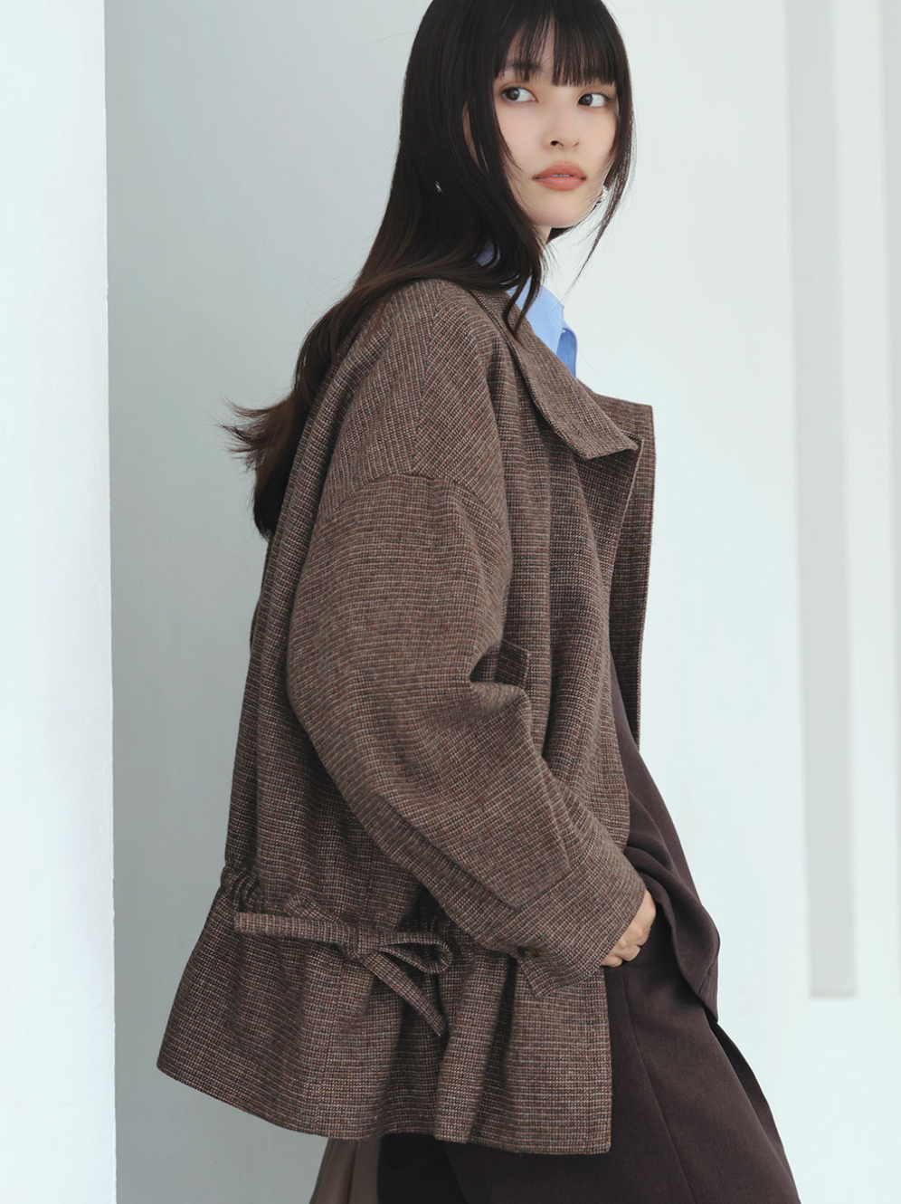 ドロストペプラムブルゾン サブ画像2