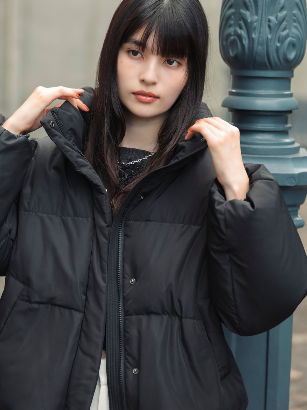 フード取り外しダウンジャケット サブ画像2