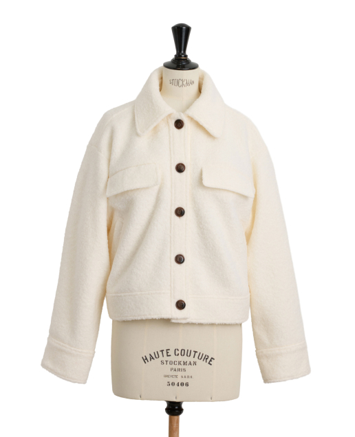 くるくるボアショートブルゾン