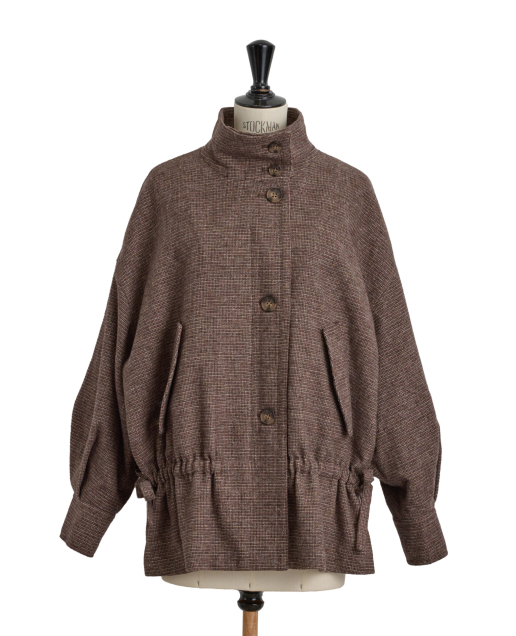 ドロストペプラムブルゾン