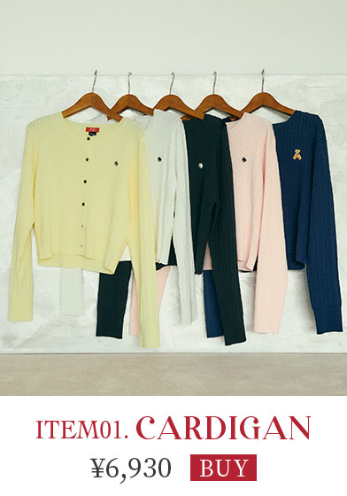 ITEM01. CARDIGAN ¥6,930