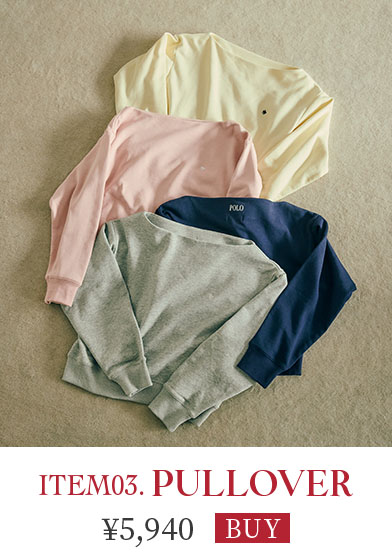 ITEM03. PULLOVER ¥5,940